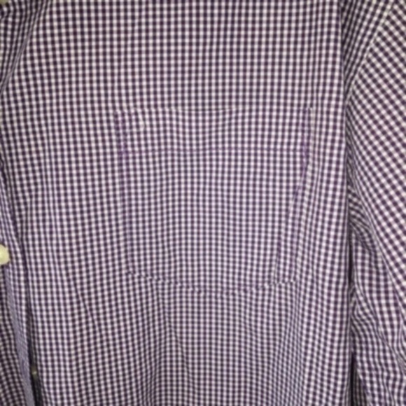 American Eagle Purple Boyfriend Fit Button Down - Picture 2 of 4